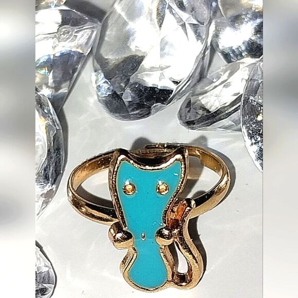 Super cute girls jeweled adjustable ring - Picture 2 of 5